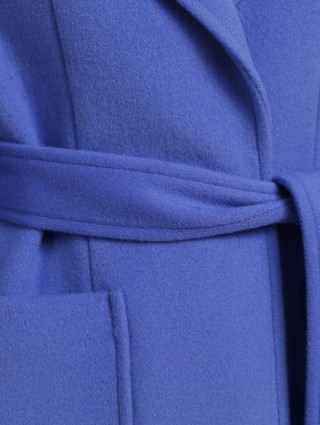 Синее  пальто MAX&CO: фото 6 - Invogue