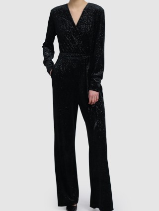 Чёрный комбинезон MAX&CO: фото 3 - Invogue