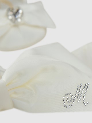 Кремові пінетки,повязка на голову MONNALISA: фото 3 - Invogue