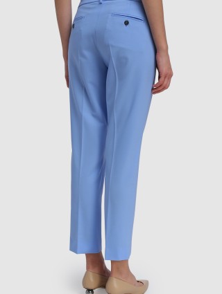 Голубые брюки WEEKEND MAX MARA: фото 4 - Invogue