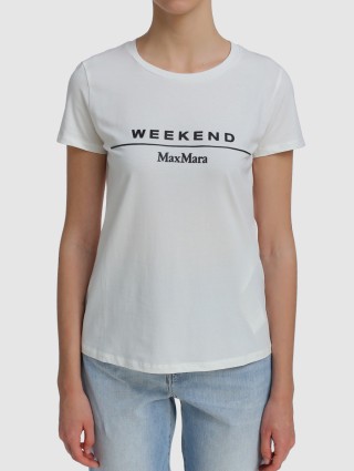 Белая футболка WEEKEND MAX MARA: фото 2 - Invogue