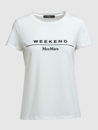 Белая футболка WEEKEND MAX MARA: фото - Invogue
