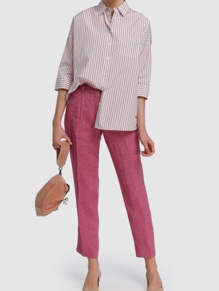 Розовые брюки WEEKEND MAX MARA: фото 1 - Invogue