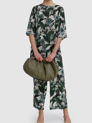 Зелёные брюки WEEKEND MAX MARA: фото 1 - Invogue