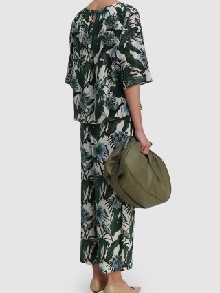 Зелёные брюки WEEKEND MAX MARA: фото 2 - Invogue