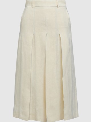 Молочные брюки-юбка WEEKEND MAX MARA: фото - Invogue