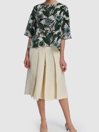 Молочные брюки-юбка WEEKEND MAX MARA: фото 1 - Invogue