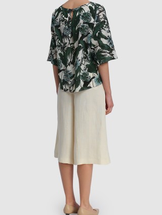 Молочные брюки-юбка WEEKEND MAX MARA: фото 2 - Invogue