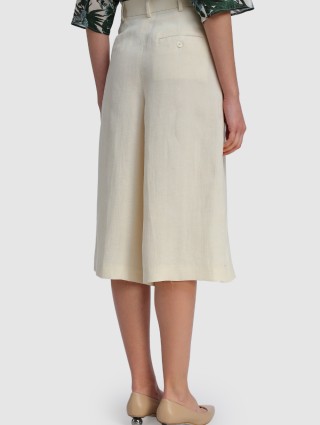 Молочные брюки-юбка WEEKEND MAX MARA: фото 4 - Invogue