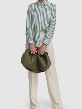 Молочные брюки WEEKEND MAX MARA: фото 1 - Invogue