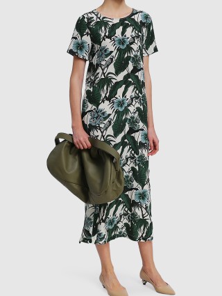 Зелёное платье WEEKEND MAX MARA: фото 1 - Invogue