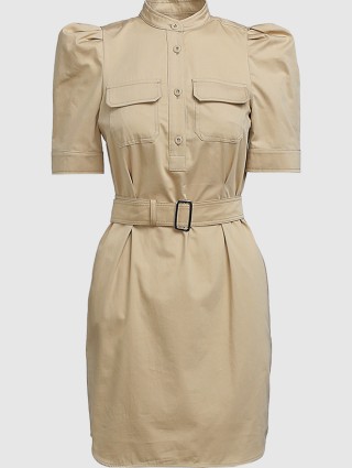 Бежевое платье WEEKEND MAX MARA: фото - Invogue