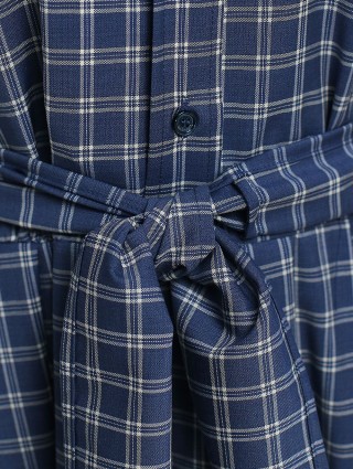 Синее платье WEEKEND MAX MARA: фото 3 - Invogue