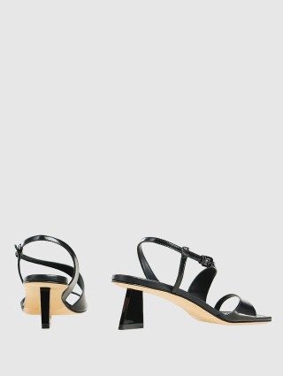 Чорні босоніжки SPORTMAX : фото 3 - Invogue