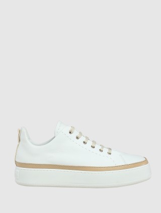 Белые сникерсы MAX MARA: фото - Invogue