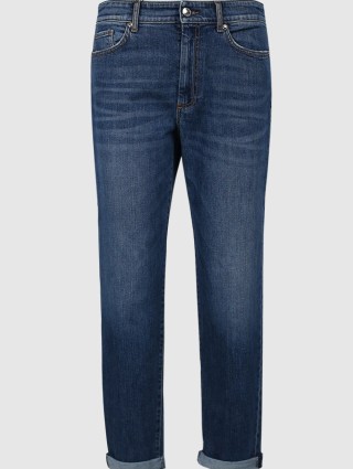 Тёмно-синие джинсы SPORTMAX: фото - Invogue