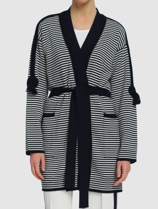 Синий кардиган MAX MARA: фото 3 - Invogue