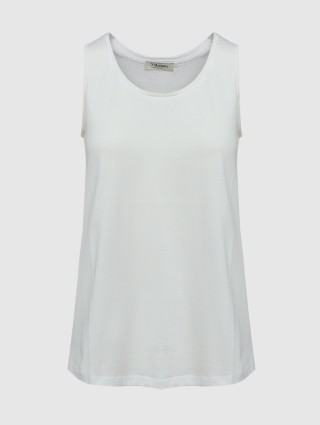 Белый топ MAX MARA: фото - Invogue