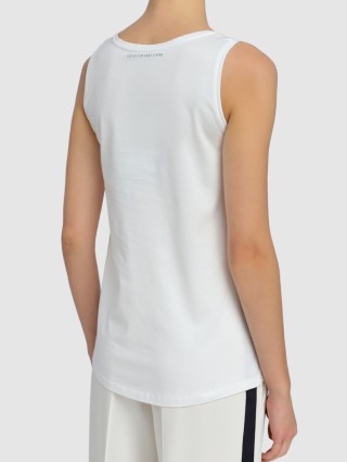 Белый топ MAX MARA: фото 3 - Invogue