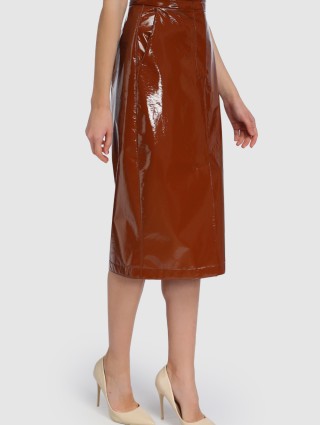 Коричнева спідниця SPORTMAX : фото 3 - Invogue