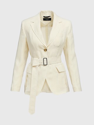 Молочный пиджак WEEKEND MAX MARA: фото - Invogue