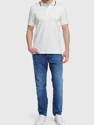 Белые кеды BOSS: фото 2 - Invogue