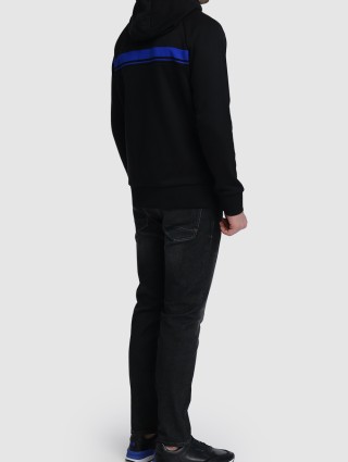 Черное худи BOSS: фото 2 - Invogue