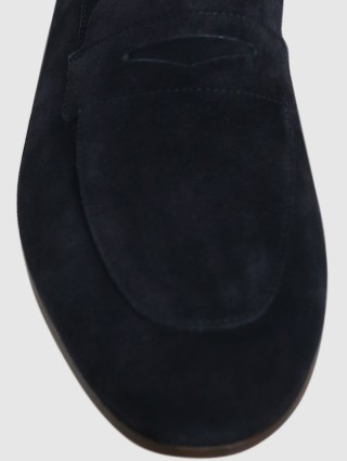 Сині лофери BOSS : фото 4 - Invogue