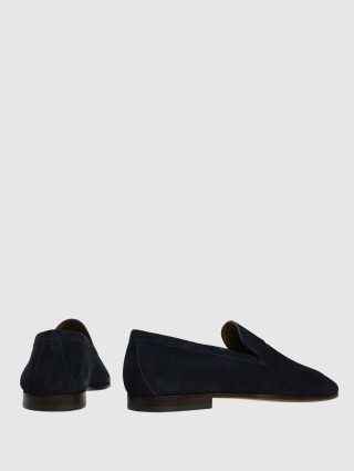 Сині лофери BOSS : фото 3 - Invogue