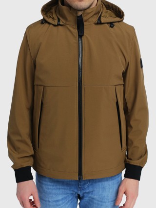 Бежевая куртка BOSS: фото 3 - Invogue