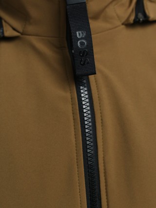 Бежевая куртка BOSS: фото 5 - Invogue