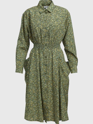 Зелёное платье KENZO: фото - Invogue