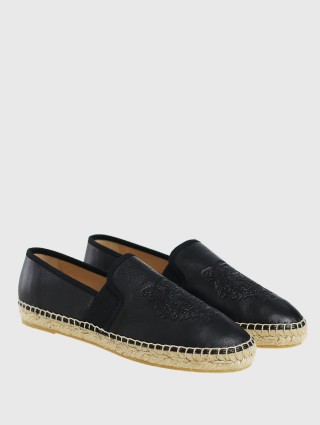 Чёрные эспадрильи KENZO: фото 1 - Invogue