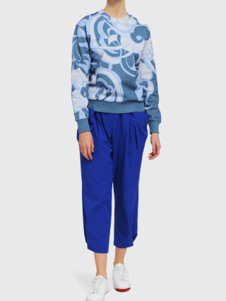 Голубой свитшот KENZO: фото 1 - Invogue