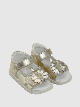 Золотые босоножки NATURINO: фото 1 - Invogue