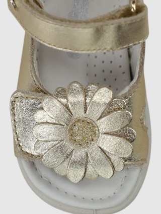 Золотые босоножки NATURINO: фото 3 - Invogue