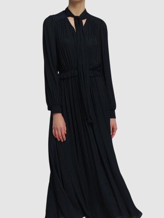 Синее платье MARC CAIN: фото 3 - Invogue