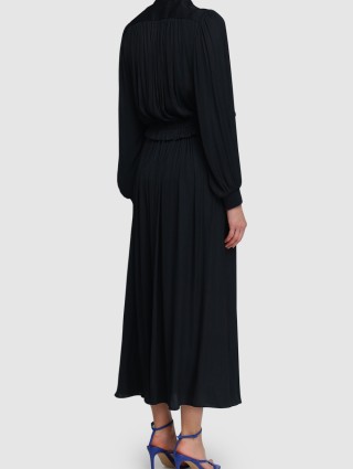 Синее платье MARC CAIN: фото 2 - Invogue