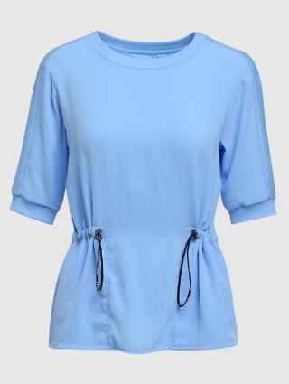 Синяя блуза MARC CAIN: фото - Invogue