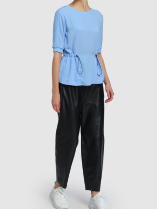 Синяя блуза MARC CAIN: фото 1 - Invogue