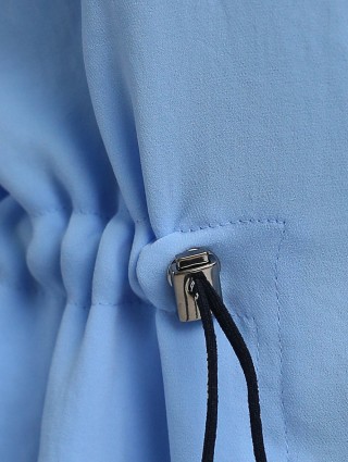 Синяя блуза MARC CAIN: фото 5 - Invogue