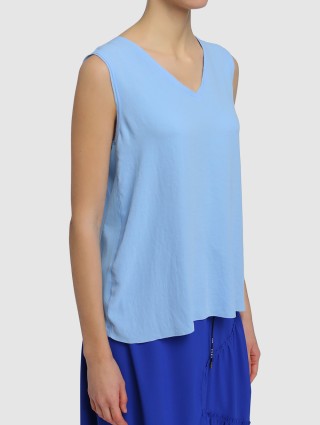 Синий топ MARC CAIN: фото 3 - Invogue