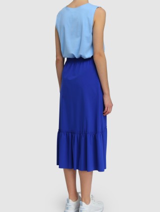 Синий топ MARC CAIN: фото 2 - Invogue