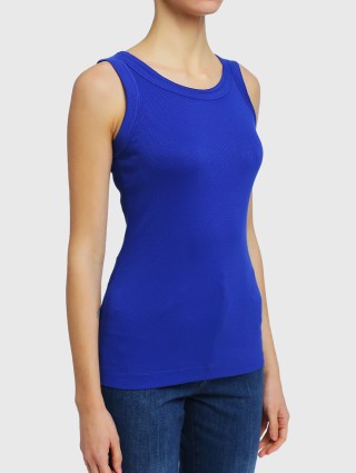 Синий топ MARC CAIN: фото 3 - Invogue