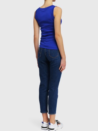 Синий топ MARC CAIN: фото 2 - Invogue