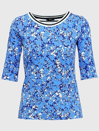 Синяя футболка MARC CAIN: фото - Invogue