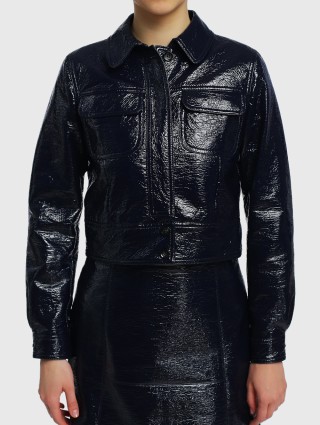 Тёмно-синяя куртка I BLUES: фото 3 - Invogue