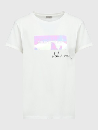 Белая футболка MARELLA: фото - Invogue