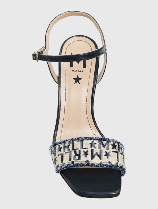 Синие босоножки MARELLA: фото 4 - Invogue