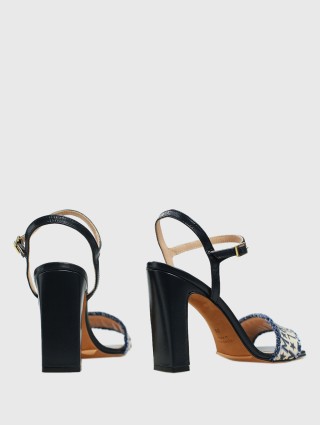 Синие босоножки MARELLA: фото 3 - Invogue